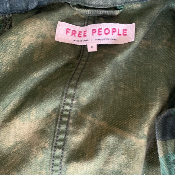 Free people Camouflage Military jacket size M - Picture 3 of 8